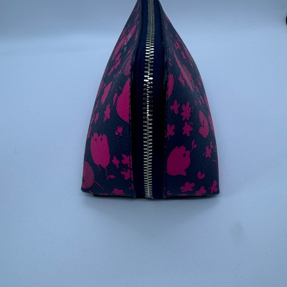 Coach Sienna Rose Print Midnight Pink Ruby Cosmetic Bag - Picture 5 of 15